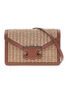 Triope Raffia Textile Wallet Bag 10L042EWW 02NT - CELINE - BALAAN 1