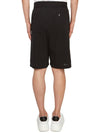 De Coeur Cotton Track Shorts Black - AMI - BALAAN 4