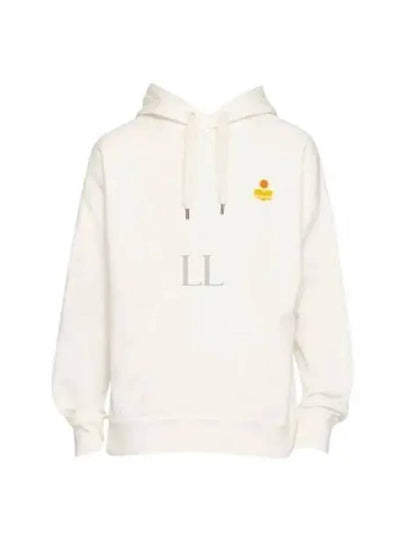 Malek Logo Hoodie White - ISABEL MARANT - BALAAN 2