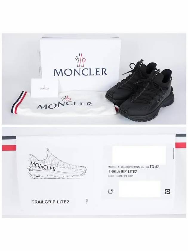 Trailgrip Lite 2 Low Top Sneakers Black - MONCLER - BALAAN 7