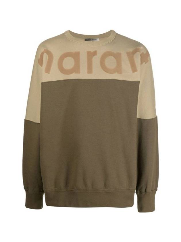 Howley Logo Sweatshirt Khaki - ISABEL MARANT - BALAAN.