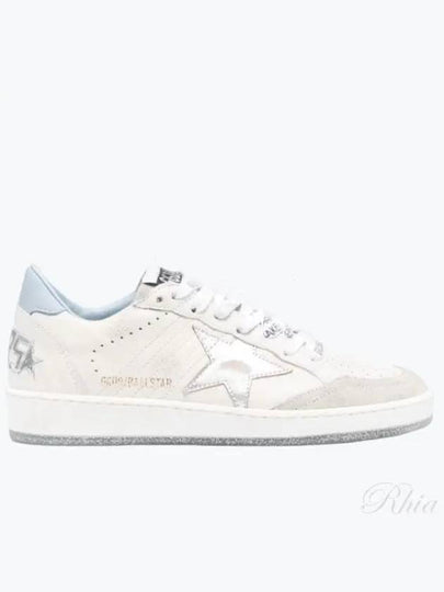 Ball Star Blue Tab Low Top Sneakers White - GOLDEN GOOSE - BALAAN 2