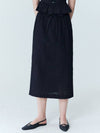 SET_Flower embroidery puff blouse_long skirt_Black - OPENING SUNSHINE - BALAAN 4