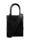 Intrecciato Cassette Mini Tote Bag Black - BOTTEGA VENETA - BALAAN 2