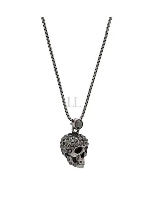 Skull Pendant Necklace Silver - ALEXANDER MCQUEEN - BALAAN 2