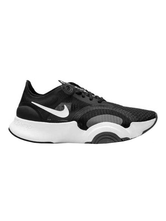 Women's Super Rep Go Training Low Top Sneakers Black - NIKE - BALAAN.