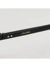 Glasses frame CL50089I 001 black horn rim square overfit - CELINE - BALAAN 5