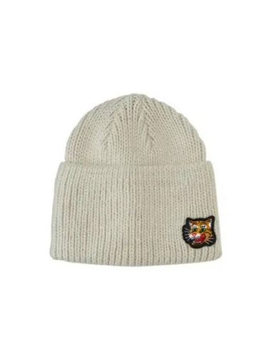 Tiger Graphic Patch Beanie Light Grey - ONITSUKA TIGER - BALAAN 1