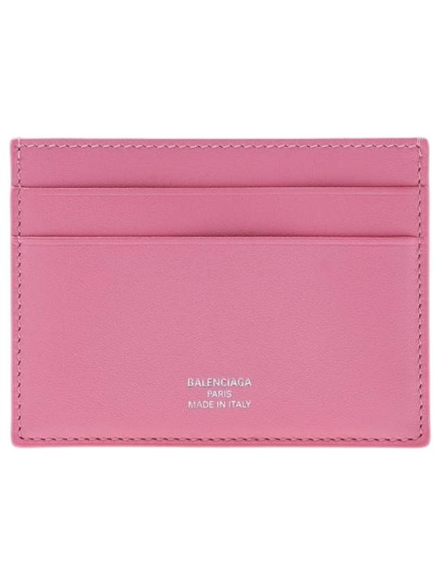 Envelope ENVELOPE Calfskin Card Wallet Pink - BALENCIAGA - BALAAN 1