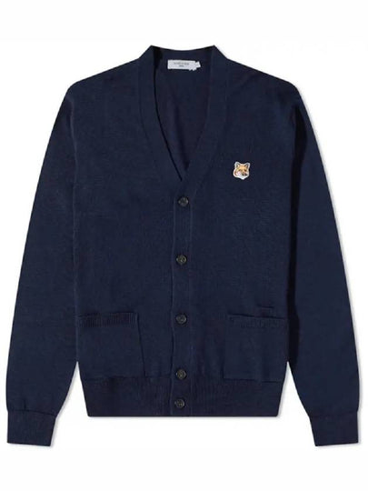 Fox Head Patch Classic Cardigan Navy - MAISON KITSUNE - BALAAN 2