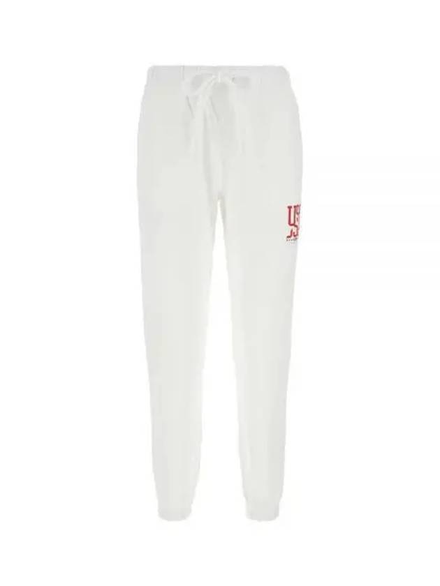 Logo Jogger Track Pants White - AUTRY - BALAAN 2