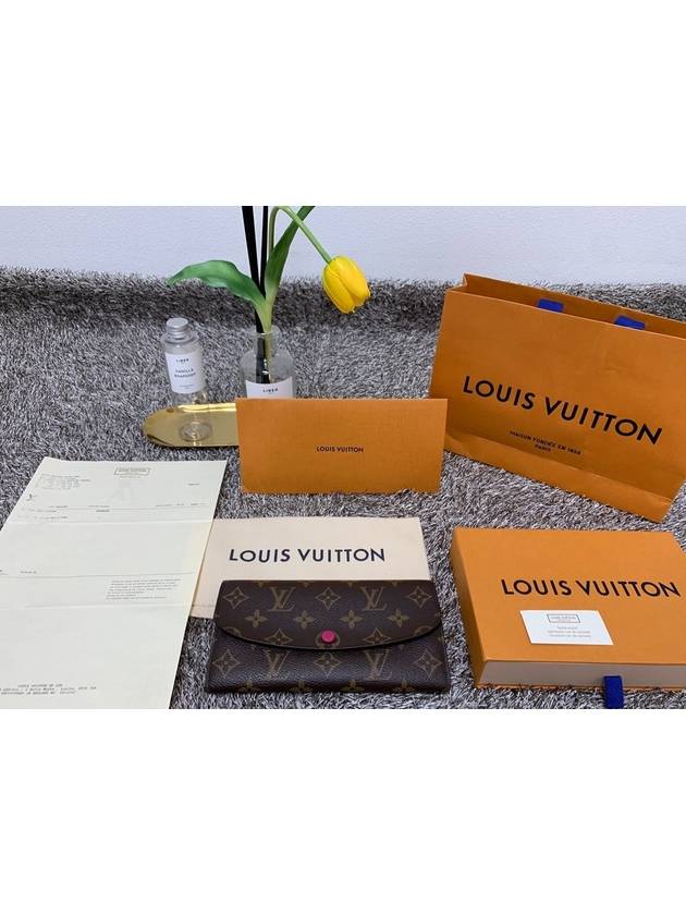 Emily Wallet Fuchsia Long - LOUIS VUITTON - BALAAN 6