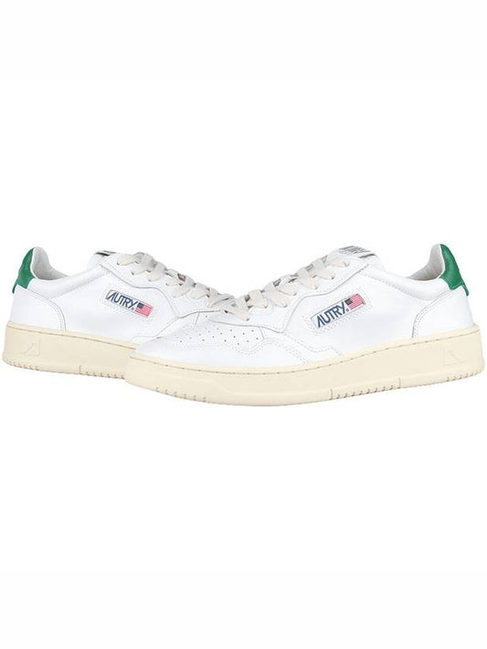 Medalist Green Tab Leather Low Top Sneakers White - AUTRY - BALAAN 2