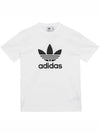 Adicolor Trefoil Short Sleeve T-Shirt White - ADIDAS - BALAAN 3