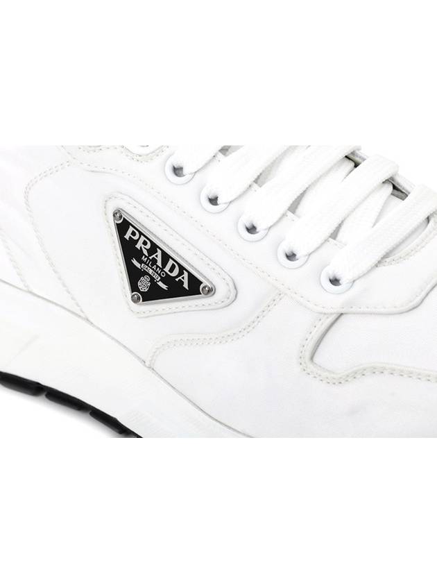 Prax 1 Re-Nylon Low Top Sneakers White - PRADA - BALAAN 4