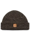 Flowing Scenery Short Beanie Brown I5WH02BR - IOEDLE - BALAAN 2