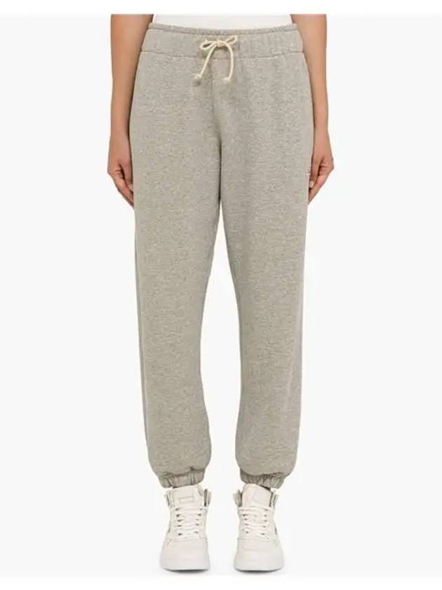 Autry Logo Cotton Track Pants Grey - AUTRY - BALAAN 2