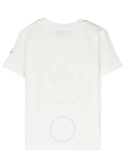 Moncler Boys Logo Print Cotton T Shirt Size 6Y - MONCLER - BALAAN 2