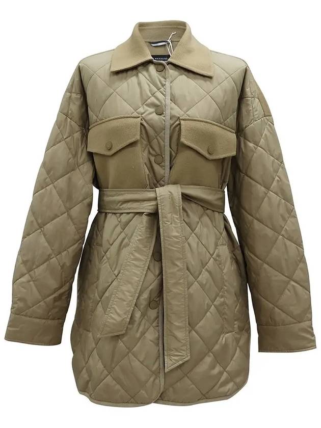 Weekend Paprika Quilted Jacket Technical Fabric and Wool Camel - MAX MARA - BALAAN 2