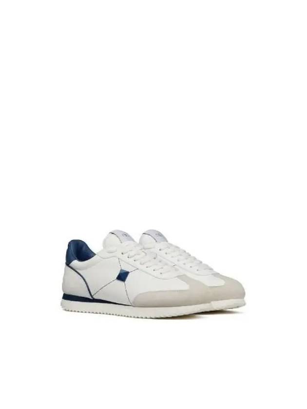 studded leather low-top sneakers white - VALENTINO - BALAAN 4