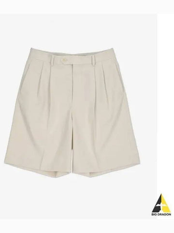 Light Max Gabardine Shorts Pants Ivory A23SP04MGIVWH - AURALEE - BALAAN 1