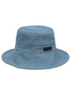 Denim Bucket Hat Blue - GANNI - BALAAN 2