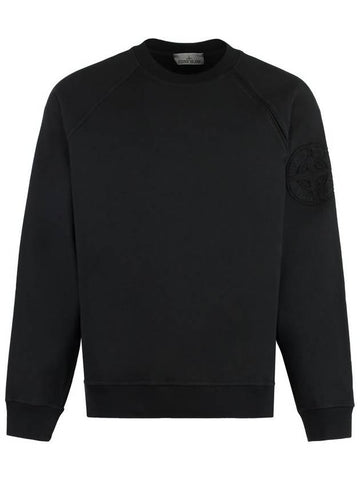 Stone Island Cotton Crew-Neck Sweatshirt - STONE ISLAND - BALAAN 1