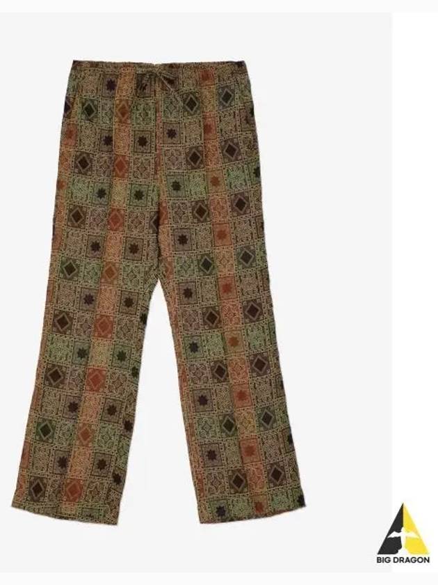 India JQ String Bootcut Pants Rust Navy Green OT192RUST - NEEDLES - BALAAN 1