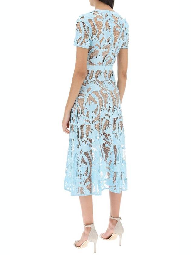 Self-Portrait Lace Midi Dress - SELF PORTRAIT - BALAAN 5