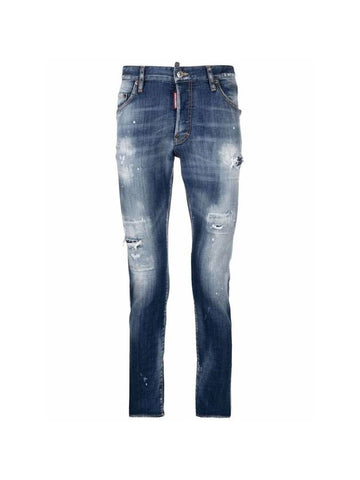 Men's Skater Jeans Blue - DSQUARED2 - BALAAN 1