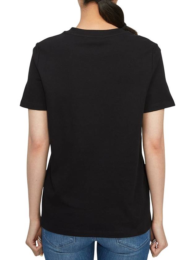 Max Mara Madera Short Sleeve T-Shirt Black - MAX MARA - BALAAN 4