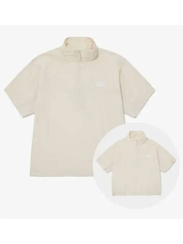 The North Face NT7KQ02B Day Tech Short Sleeve Zip T Shirt - THE NORTH FACE - BALAAN 1