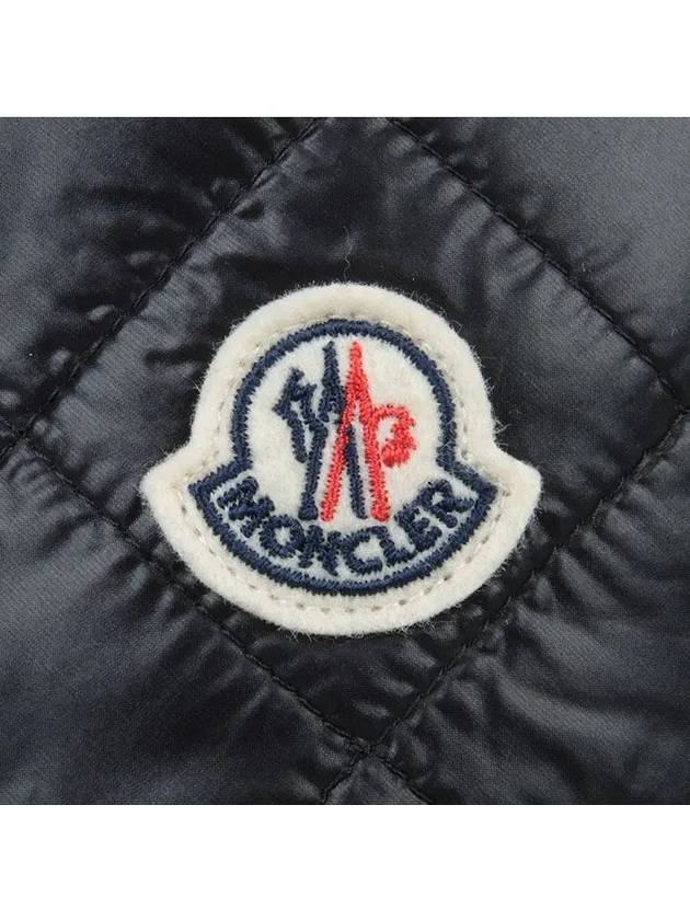 Logo Patch Quilted Bucket Hat Black - MONCLER - BALAAN 3