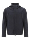 Goggles Hooded Jacket Black - CP COMPANY - BALAAN 3