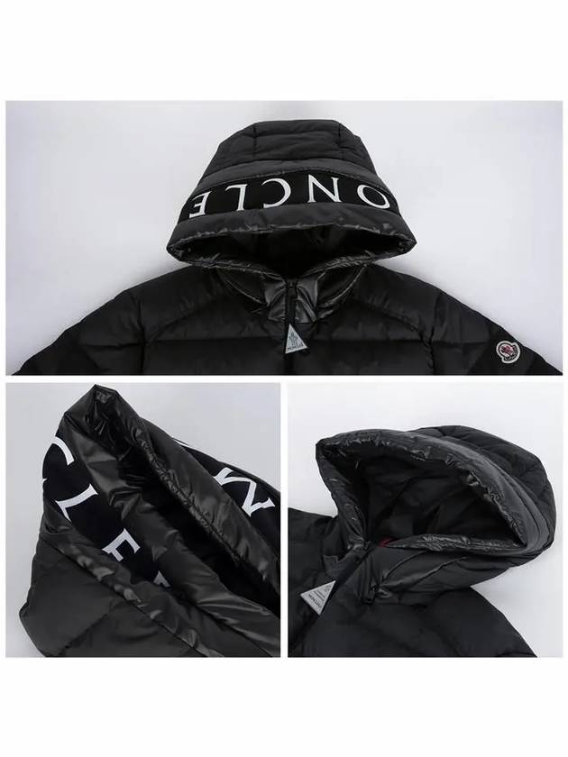 Chevrerie Hooded Short Down Padding Black - MONCLER - BALAAN 6