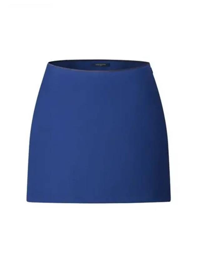 Bonded Jersey Mini Skirt Midnight Blue 1AGFD6 - LOUIS VUITTON - BALAAN 1