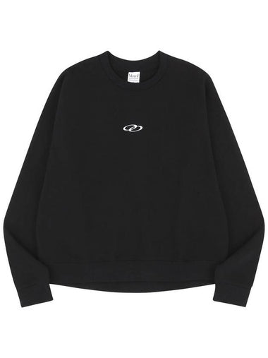 2024 F W Unisex Double Loop Logo Slick Sweatshirt Black - MAVRK - BALAAN 1