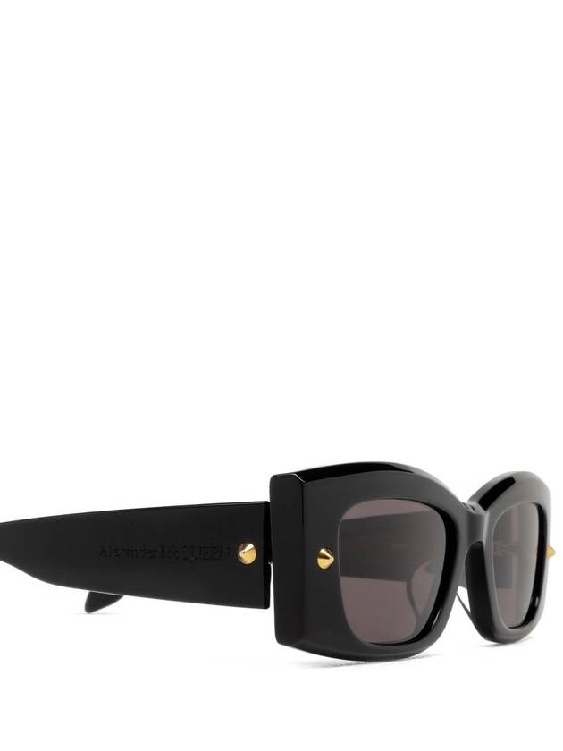 Sunglasses AM0426S 001 001 BLACK BLACK GRAY - ALEXANDER MCQUEEN - BALAAN 4