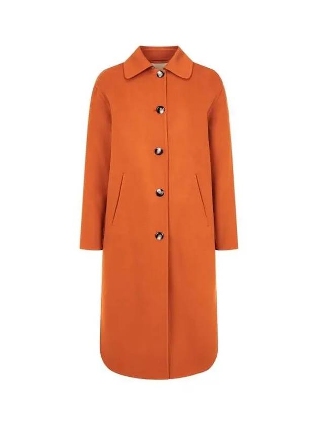 Women s Mild Wool Single Coat Dark Orange 270338 - HERNO - BALAAN 1