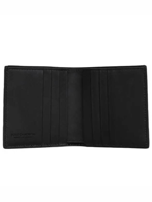 Intrecciato Slim Half Wallet Black - BOTTEGA VENETA - BALAAN 3