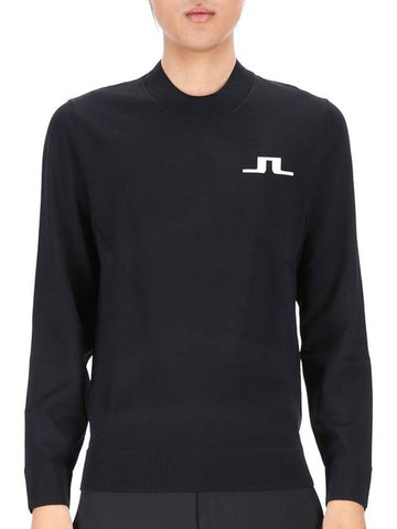 Golf Gus Logo Knit Top Black - J.LINDEBERG - BALAAN 1