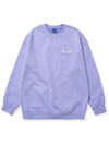 Pigment Heavy Cotton Label Art Sweatshirt Purple - ICONOGRAPHY - BALAAN 6