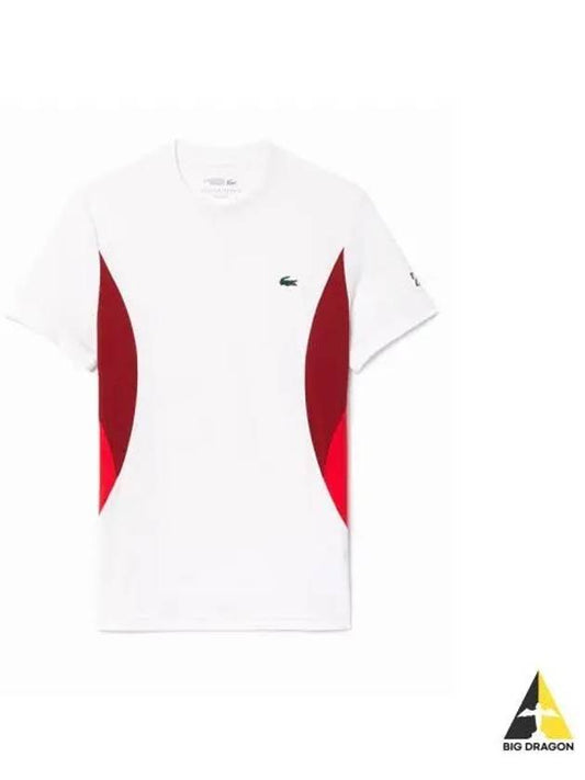 Novak partial color combination short sleeve t shirt TH753954G001 - LACOSTE - BALAAN 1