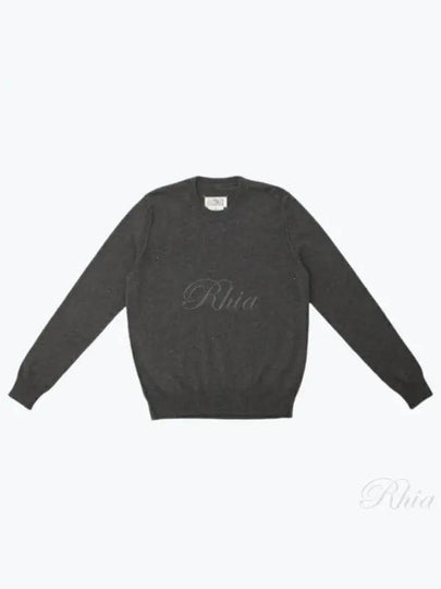 Crew Neck Cashmere Knit Top Grey - MAISON MARGIELA - BALAAN 2