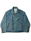 Rider Denim Jacket Blue - ASTLAY - BALAAN 4