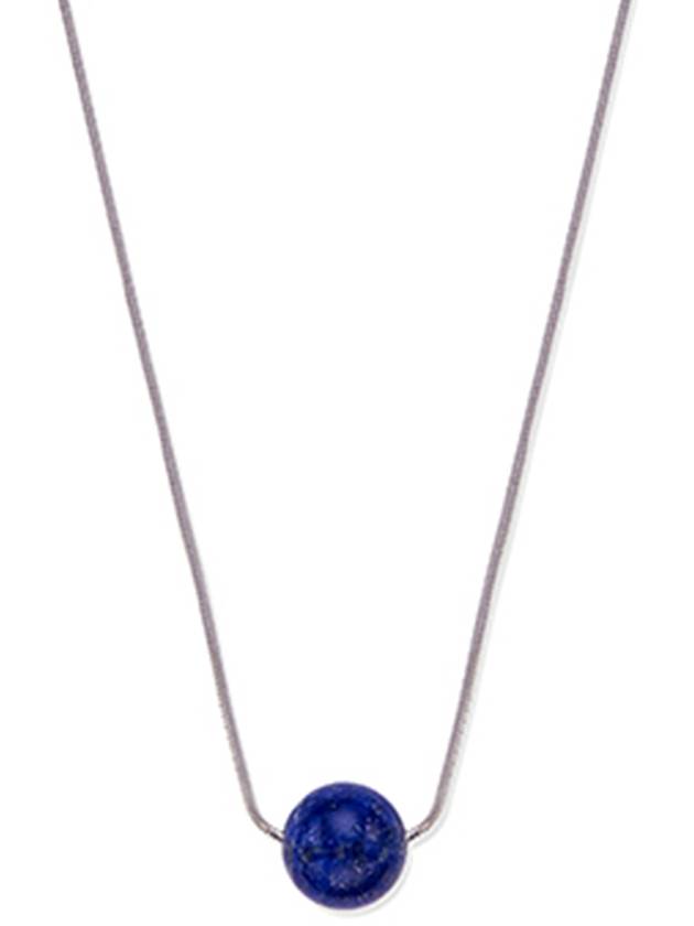 Roca Lulu Lapis Lazuli Necklace Silver Blue - BE/GINS - BALAAN 3