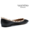 Rockstud Ballerina Flats Black - VALENTINO - BALAAN 4