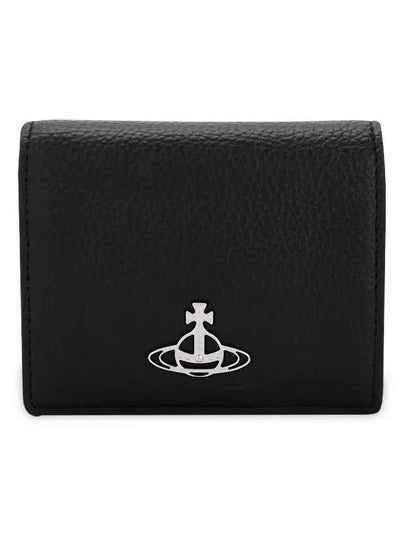 ORB Logo Plaque Half Wallet Black - VIVIENNE WESTWOOD - BALAAN 2