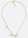 Dior evolution necklace gold finish metal silver - DIOR - BALAAN 1