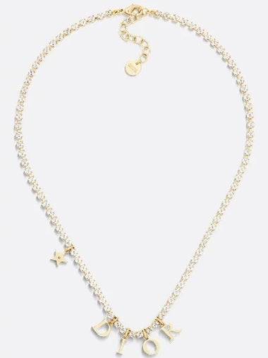 Dior evolution necklace gold finish metal silver - DIOR - BALAAN 1